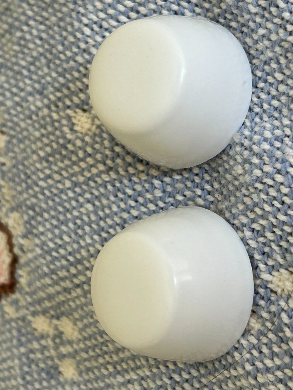 2 Pack Universal Toilet Bowl Bolt Caps Screw Cover White